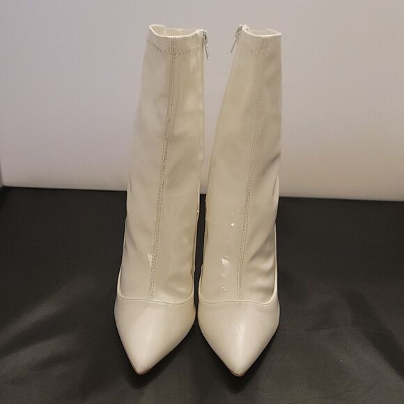 BRAND NEW PRETTYLITTLETHING POINTED TOE ANKLE  STILETTO HEELS SIDE ZIPPER  BOOT - Picture 3 of 16